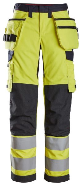 6797 Snickers ProtecWork, Damenhosen Holstertaschen, High-Vis Klasse 2