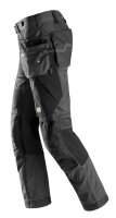 6902 Snickers FlexiWork Arbeitshose, mit Holstertaschen - 5804 stahlgrau-schwarz - 154 (Langgrösse: +6cm Beinlänge)