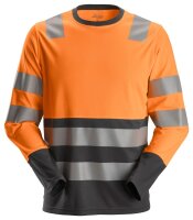 2433 Snickers AllroundWork HV LS T-shirt CL2 - 5558...