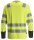 2433 Snickers AllroundWork HV LS T-Shirt CL2 - 6658 gelb-stahlgrau - M