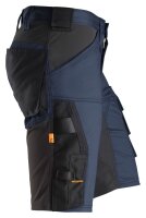 6143 Snickers AllroundWork Stretch Shorts - 9504 marineblau-schwarz - 064 (Standardgrösse)