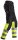 6233 Snickers AllroundWork HV Hose+ HP CL1 - 0466 schwarz-gelb - 104 (Kurzgrösse: -6cm Beinlänge)