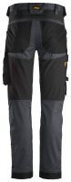 6341 Snickers AllroundWork Stretch Hose - 5804 stahlgrau-schwarz - 204 (Extra-Kurzgrösse: -12cm Beinlänge)