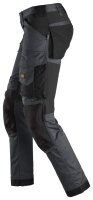 6341 Snickers AllroundWork Stretch Hose - 5804 stahlgrau-schwarz - 204 (Extra-Kurzgrösse: -12cm Beinlänge)