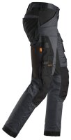 6341 Snickers AllroundWork Stretch Hose - 5804 stahlgrau-schwarz - 204 (Extra-Kurzgrösse: -12cm Beinlänge)