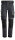 6341 Snickers AllroundWork Stretch Hose - 5804 stahlgrau-schwarz - 204 (Extra-Kurzgrösse: -12cm Beinlänge)