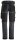 6341 Snickers AllroundWork Stretch Hose - 5804 stahlgrau-schwarz - 204 (Extra-Kurzgrösse: -12cm Beinlänge)