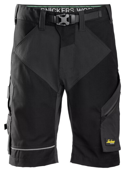 6914 Snickers FlexiWork Shorts+ - 0404 nero - 054 (taglia standard)