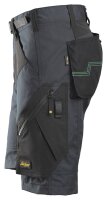 6914 Snickers FlexiWork Shorts+ - 5804 stahlgrau-schwarz - 046 (Standardgrösse)