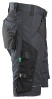6914 Snickers FlexiWork Shorts+ - 5804 stahlgrau-schwarz - 060 (Standardgrösse)