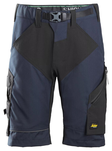 6914 Snickers FlexiWork Shorts+ - 9504 marineblau-schwarz - 058 (Standardgrösse)