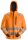 8039 Snickers AllroundWork HV FZ Hoodie CL3 - 5500 hv orange - XXL
