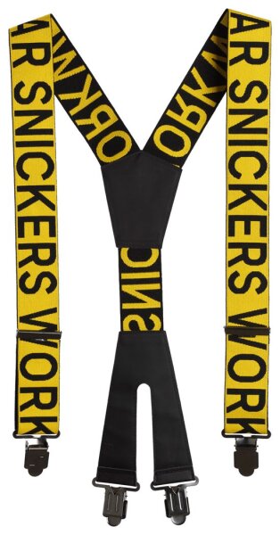 9064 Snickers Logo Hosenträger - 0604 gelb-schwarz - One Size