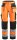 6230 Snickers AllroundWork, High-Vis Arbeitshose+ mit HT, Klasse 2 - 5558 orange-stahlgrau - 058 (Standardgrösse)