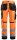 6230 Snickers AllroundWork, High-Vis Arbeitshose+ mit HT, Klasse 2 - 5558 orange-stahlgrau - 058 (Standardgrösse)