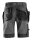 6904 Snickers FlexiWork ArbeitsShorts, mit Holstertaschen - 5804 stahlgrau-schwarz - 046 (Standardgrösse)