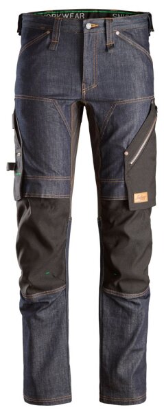 6956 Snickers FlexiWork, pantaloni da lavoro in denim, Slim Fit