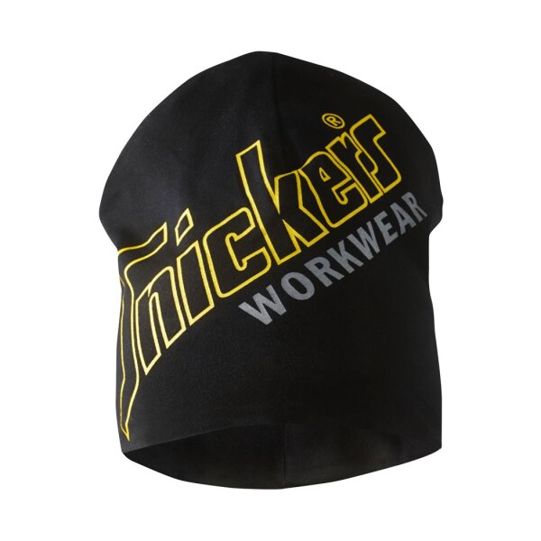 9017 Snickers AllroundWork bedruckte Baumwoll Mütze - 0400 schwarz - Einheitsgrösse