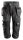 6905 Pantalon pirate Snickers FlexiWork, avec poches holster - 5804 gris acier-noir - 064 (taille standard)
