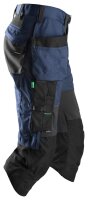 6905 Snickers FlexiWork Piratenhose, mit Holstertaschen - 9504 marineblau-schwarz - 058 (Standardgrösse)