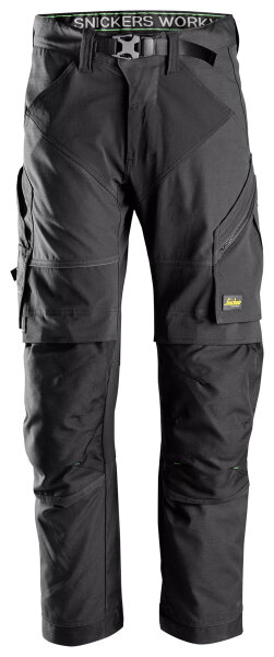 6903 Pantalon de travail Snickers FlexiWork - 0404 noir - 156 (taille longue : +6 cm de longueur de jambe)