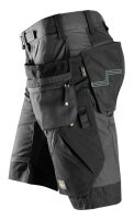 6904 Snickers FlexiWork ArbeitsShorts, mit Holstertaschen - 5804 stahlgrau-schwarz - 060 (Standardgrösse)