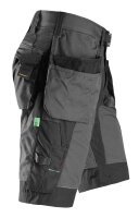 6904 Snickers FlexiWork ArbeitsShorts, mit Holstertaschen - 5804 stahlgrau-schwarz - 060 (Standardgrösse)