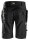 6904 Snickers FlexiWork ArbeitsShorts, mit Holstertaschen - 0404 schwarz - 056 (Standardgrösse)