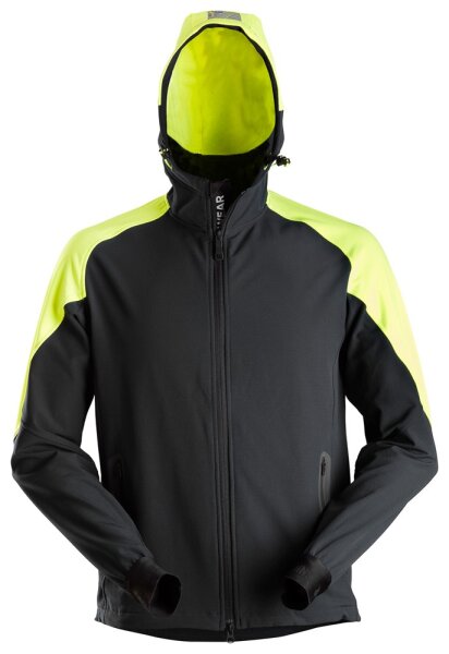8025 Giacca con cappuccio Snickers FlexiWork Neon
