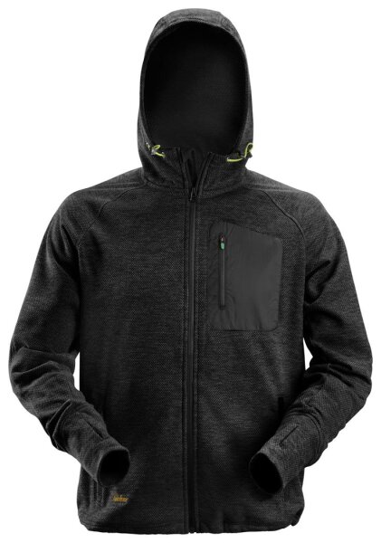 8041 Snickers FlexiWork Fleece Hoodie - 0404 black - XL - Winter Jackets Sale