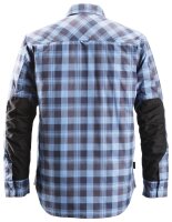 8501 Snickers RuffWork gefüttertes Flanell Karoshirt - 9554 marineblau-hellblau - XL