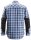 8501 Snickers RuffWork gefüttertes Flanell Karoshirt - 9554 marineblau-hellblau - XL