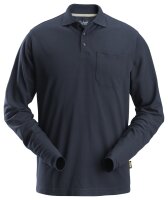 2608 Snickers Langarm-Poloshirt