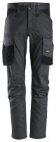 6803 Snickers AllroundWork, Stretch Arbeitshose ohne Knietaschen, Slim Fit