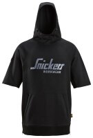 2850 Felpa con cappuccio a maniche corte con logo Snickers