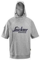 2850 Felpa con cappuccio a maniche corte con logo Snickers