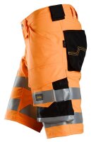 6136 Snickers HighVis Stretch Shorts CL1, Slim Fit