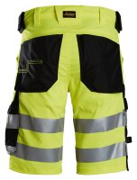 6136 Snickers HighVis Stretch Shorts CL1, Slim Fit