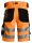 6136 Snickers HighVis Stretch Shorts CL1, Slim Fit