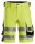 6136 Snickers HighVis Stretch Shorts CL1, Slim Fit