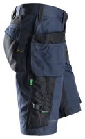 6904 Short de travail Snickers FlexiWork, avec poches holster - 9504 bleu marine-noir - 050 (taille standard)