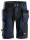 6904 Short de travail Snickers FlexiWork, avec poches holster - 9504 bleu marine-noir - 050 (taille standard)