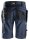 6904 Short de travail Snickers FlexiWork, avec poches holster - 9504 bleu marine-noir - 050 (taille standard)