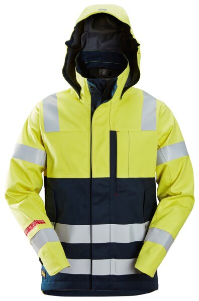 1361 Snickers ProtecWork wasserdichte Shell-Arbeitsjacke, Warnschutzklasse 3