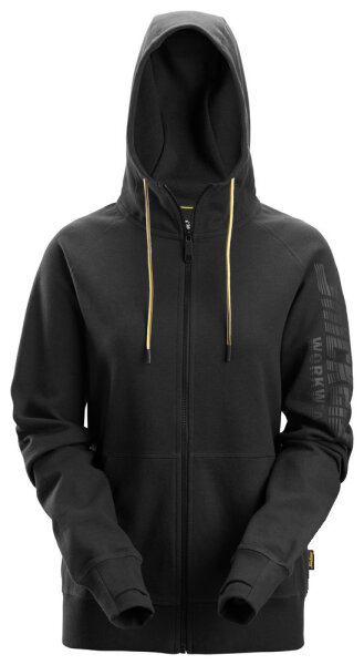 2877 Felpa con cappuccio e zip da donna Snickers con logo