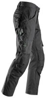 6903 Pantaloni da lavoro Snickers FlexiWork - 0404 nero - 154 (taglia lunga: +6 cm di lunghezza della gamba)
