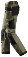 3212 Snickers DuraTwill™ Hose mit Holstertaschen - 3204 olivegrün-schwarz - 108 (Kurzgrösse: -6cm Beinlänge)