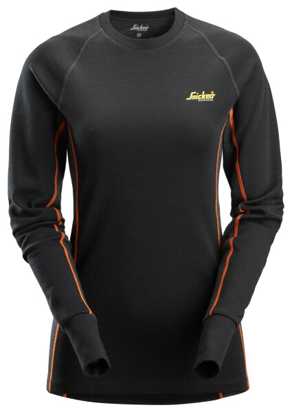 9470 Snickers Damen Merino-Basisschicht Oberteil