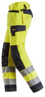 6260 Snickers ProtecWork, Arbeitshose mit Holstertaschen, High-Vis, Klasse 2