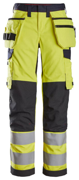 6797 Snickers ProtecWork, Damenhosen Holstertaschen, High-Vis Klasse 2